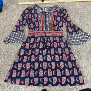 Red Camel Hippie Boho Dress size Small